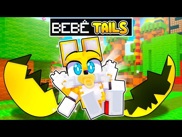 NASCI COMO BEBE TAILS no MINECRAFT! 