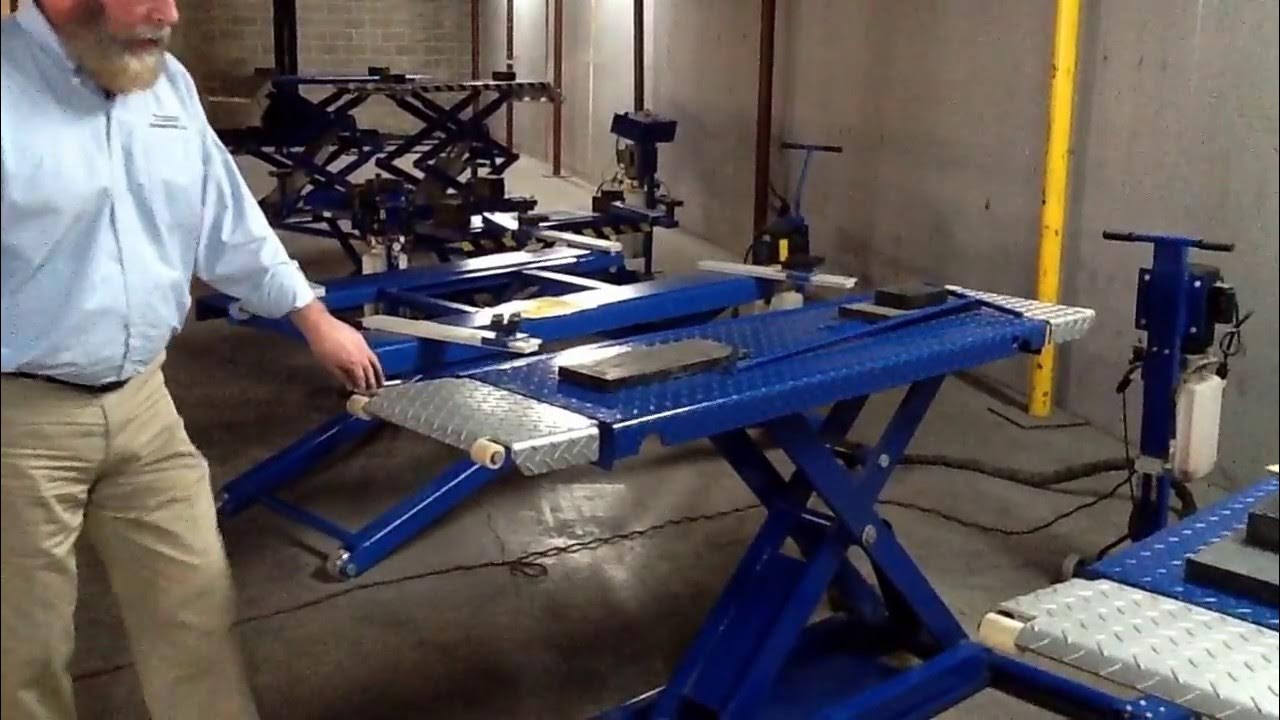 MR6K38 Portable Mid Rise Car Lift YouTube