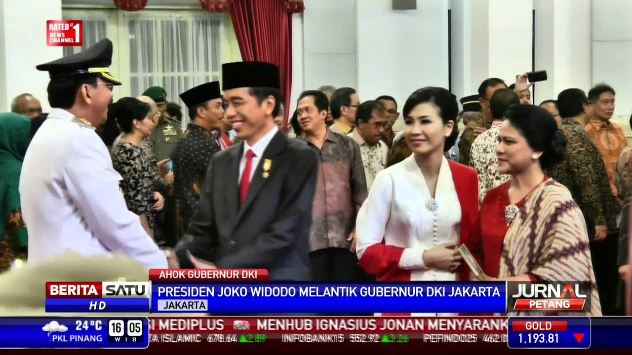 Ahok Senang Dilantik di Istana Negara