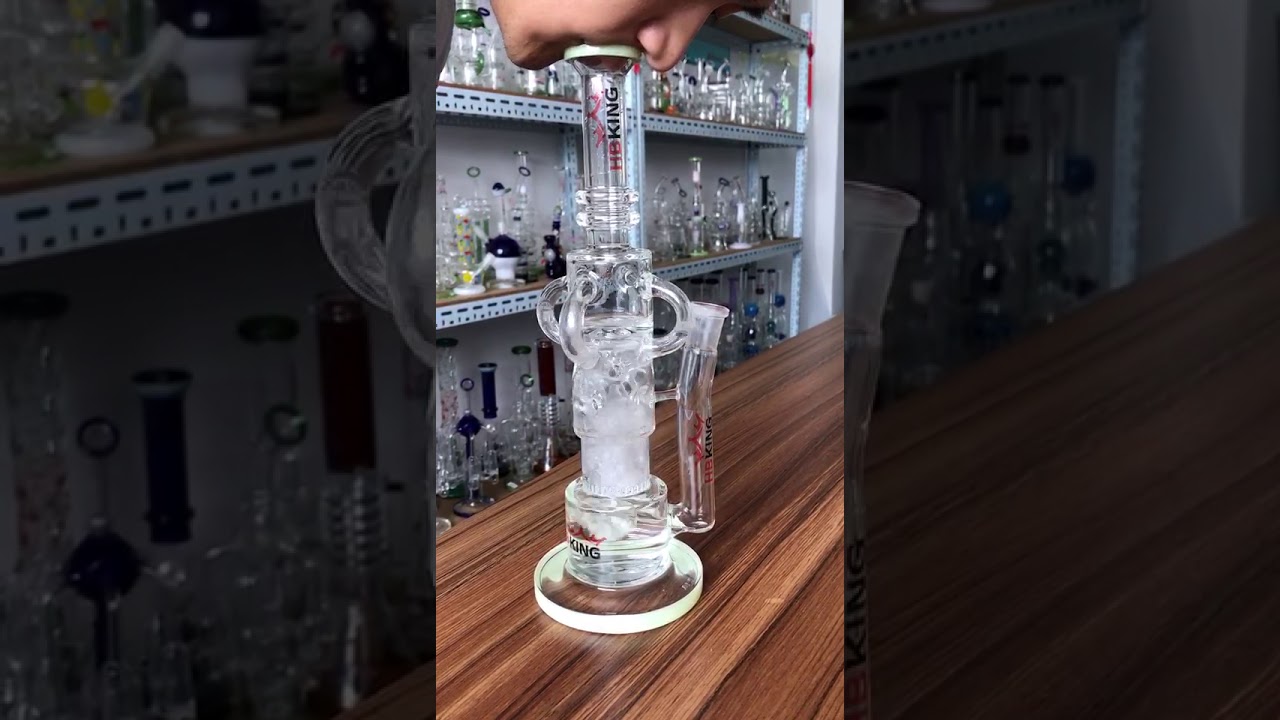K595 fab egg recycler 17 inch tall bong
