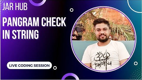 Pangram Check in String in Java