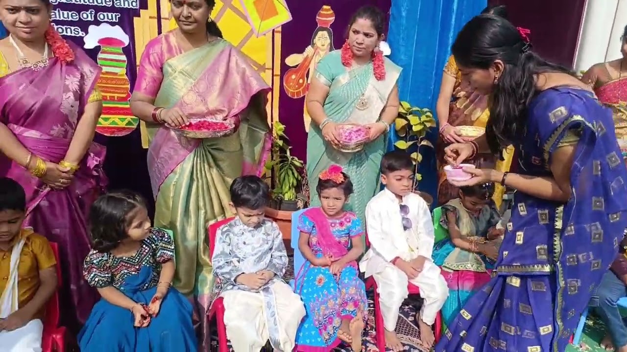 Vaagdevi High School Proddatur Sankranthi Celebrations 2026/Pre-primary Kids 