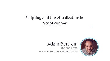 Scripting and the visualization in ScriptRunner
