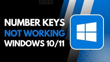 Number Keys not Working in Windows 10 /11