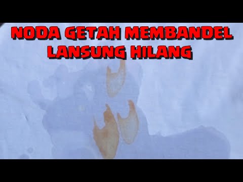 cara menghilangkan noda getah di pakaian