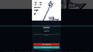 lubluelu – lubluelu 202 - Self-Standing Cordless Vacuum Cleaner with po | Nur 79,99 € | #Shorts
