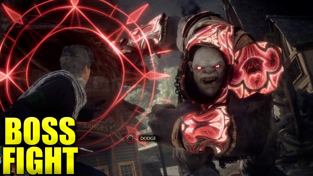 Hogwarts Legacy Armoured Troll Boss Fight!