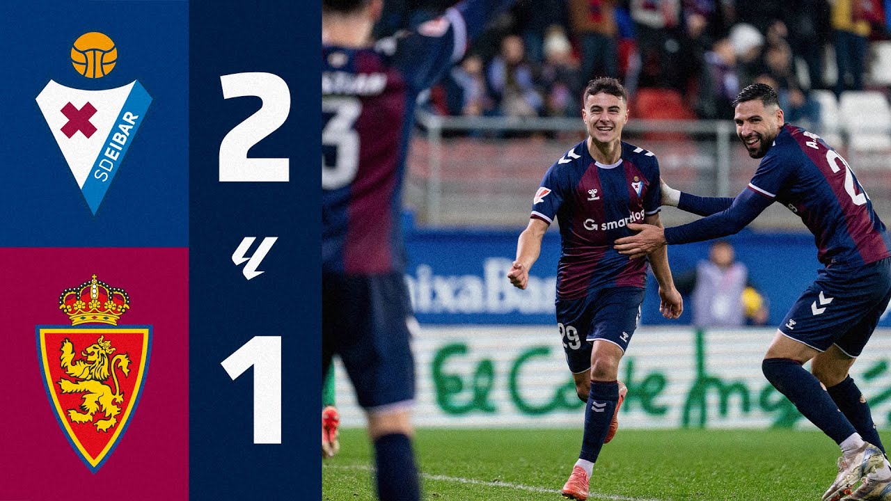 RESUMEN | SD Eibar VS Real Zaragoza | 24/25 - YouTube