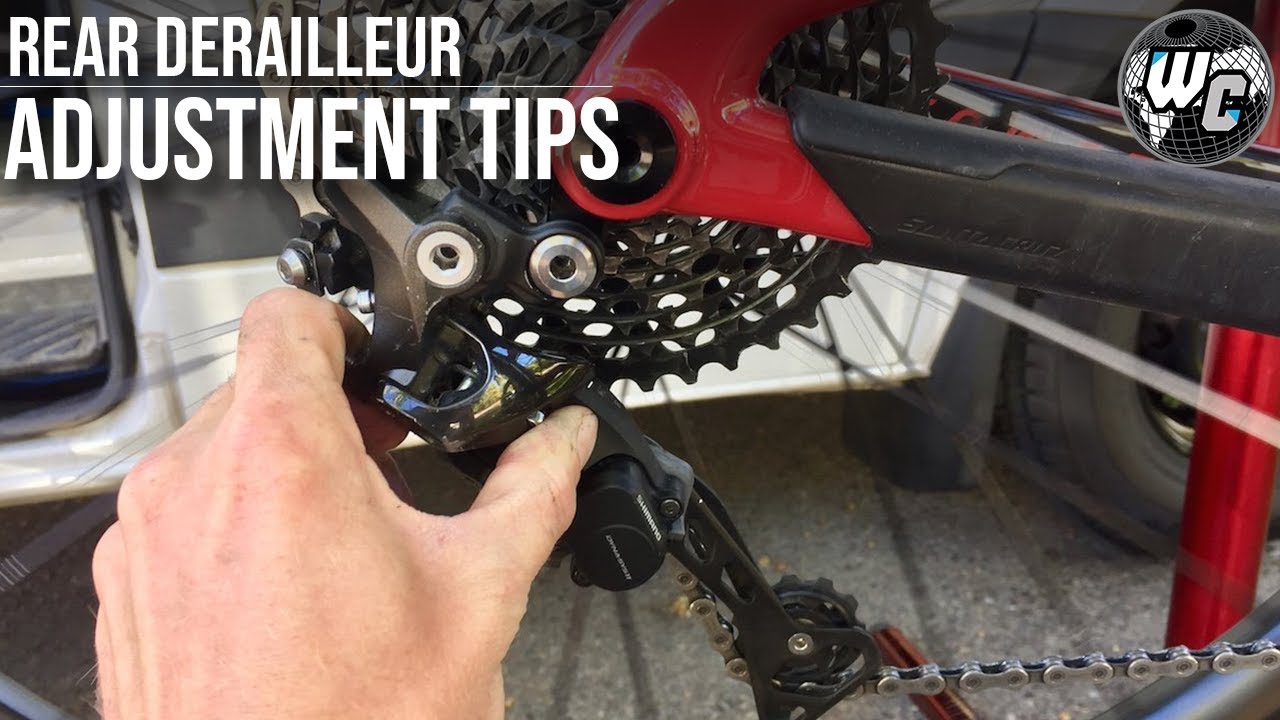 setting up a shimano rear derailleur