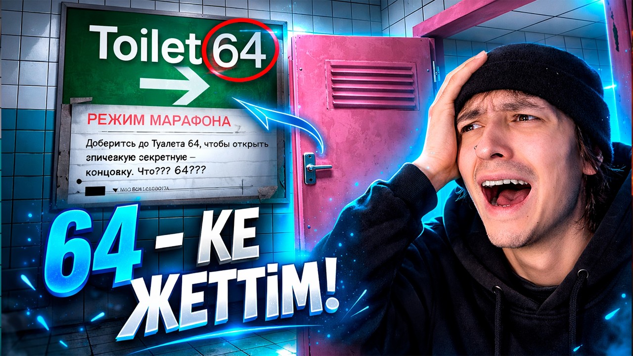 Бұл Мүлде Мүмкін Емес! 😱 | Прошел до 64 Уровень в Toilet 8!?