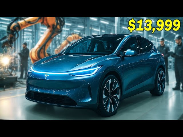 Breaking News: $13,999 Tesla Model Q Spotted! Elon Musk Reveals Jaw-Dropping Features & Specs! - YouTube