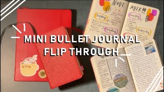 mini bujo flip through // why you might like a smaller journal