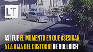 Así fue el momento en que asesinan a la hija del custodio de Bullrich Así fue el momento en que asesinan a la hija del custodio de Bullrich