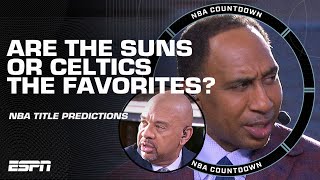 Stephen A., Michael Wilbon differ on NBA title favorite 👀 | NBA Countdown