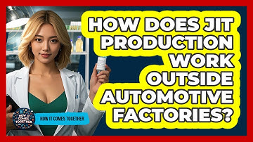 How Does JIT Production Work Outside Automotive Factories? - How It Comes Together