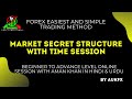 Market Secret Structure with Time Sessions online class with Aman Khan by AUKFX
