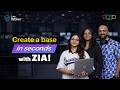 Create a Base in seconds with Zia!
