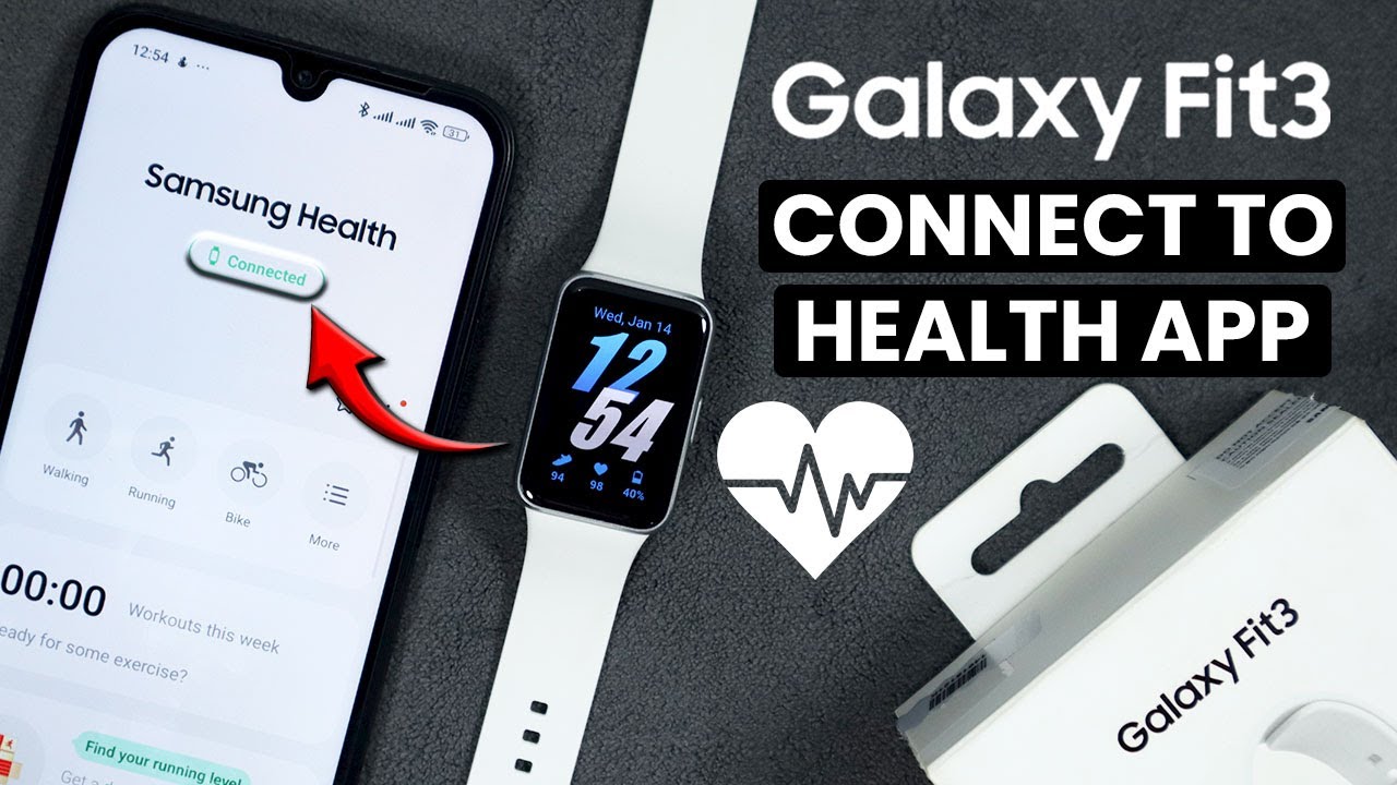 Как подключиться к приложению «Здоровье» на Samsung Galaxy Fit 3