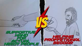 Social Problem Poster Idea Drawing Of Social Problem Discourage Professional Beggar