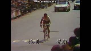 Giro d'Italia 1981 - Etape 13 - Knut Knudsen gagne le chrono, Roberto Visentini en rose