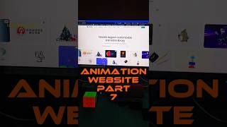 React Animation website part 7 ☠️.#shorts #codinglife #programming