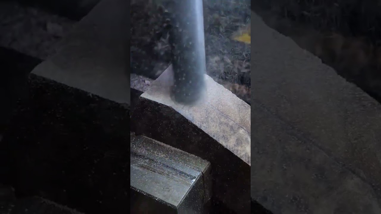 Milling the switch face on a block of Turkish walnut 