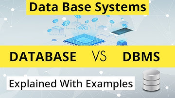 What Is Database? | Difference Between Database and DBMS | Explained With Simple Examples | 2020
