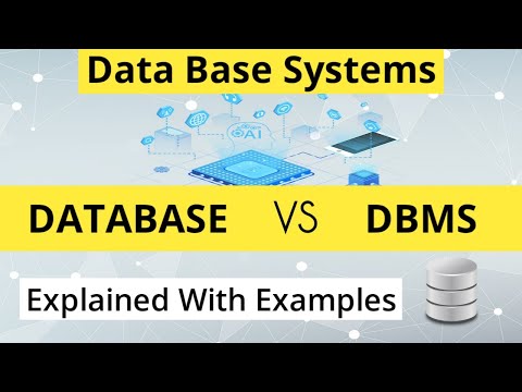 What Is Database? | Difference Between Database and DBMS | Explained With Simple Examples | 2020