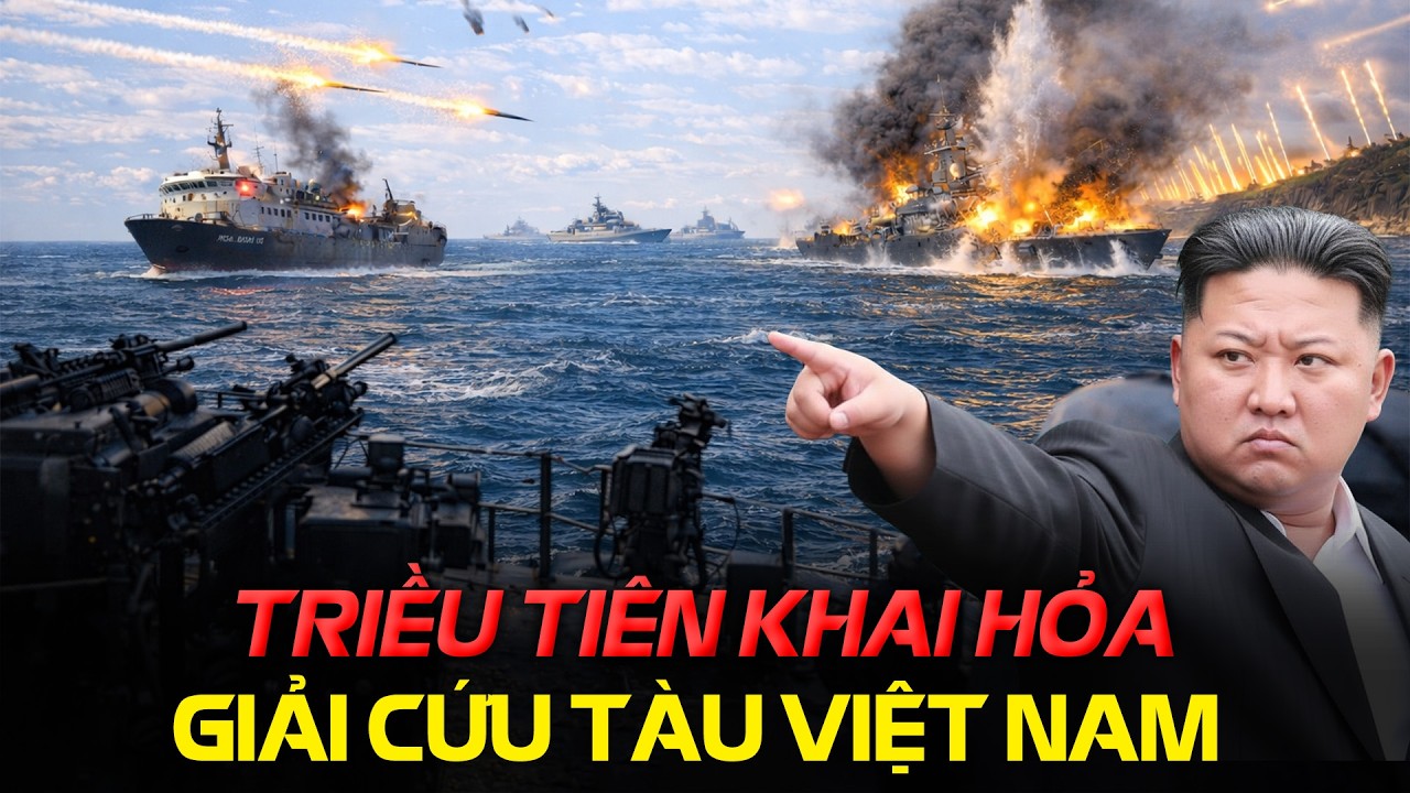 Triều Tiên Khai Hỏa: Bắn Chìm Tàu Hàn Quốc Để Giải Cứu Tàu Lương Thực Việt Nam