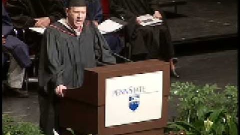 Bradley J. Mitchell gives commencement address-Spring 2008