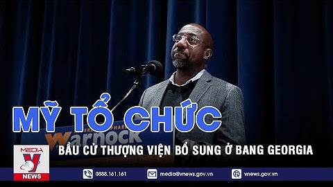Mỹ tổ chức bầu cử Thượng viện bổ sung ở bang Georgia - VNEWS