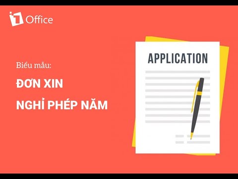 SOẠN THẢO MẪU ĐƠN XIN NGHỈ PHÉP NĂM MỚI NHẤT