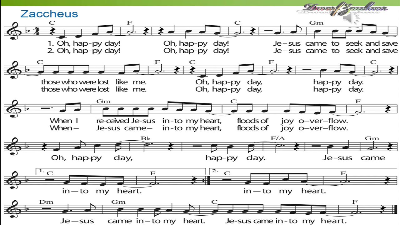 The theme song of Musical Bible Drama "Dwarf Zaccheus." - YouTube