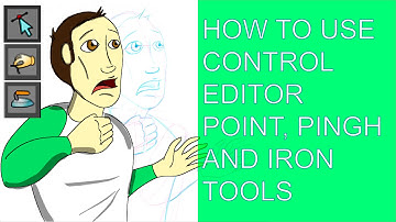 How to use Control point editor, pinch and iron tools - OpenToonz