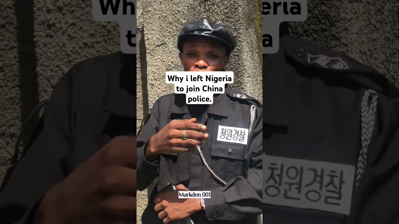 Nigerian Police and a China Police 