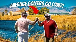 HOW LOW CAN 2 AVERAGE GOLFERS GO?! *SCRAMBLE*