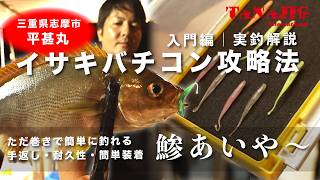 【イサキバチコン入門編】タナジグ鯵あいや〜で良型イサキの釣り方実釣解説