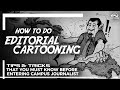 HOW TO DO EDITORIAL CARTOONING (Tips & Tricks 2024)