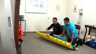 EMT Long Board Immobilization Skill / EMT Made Easy