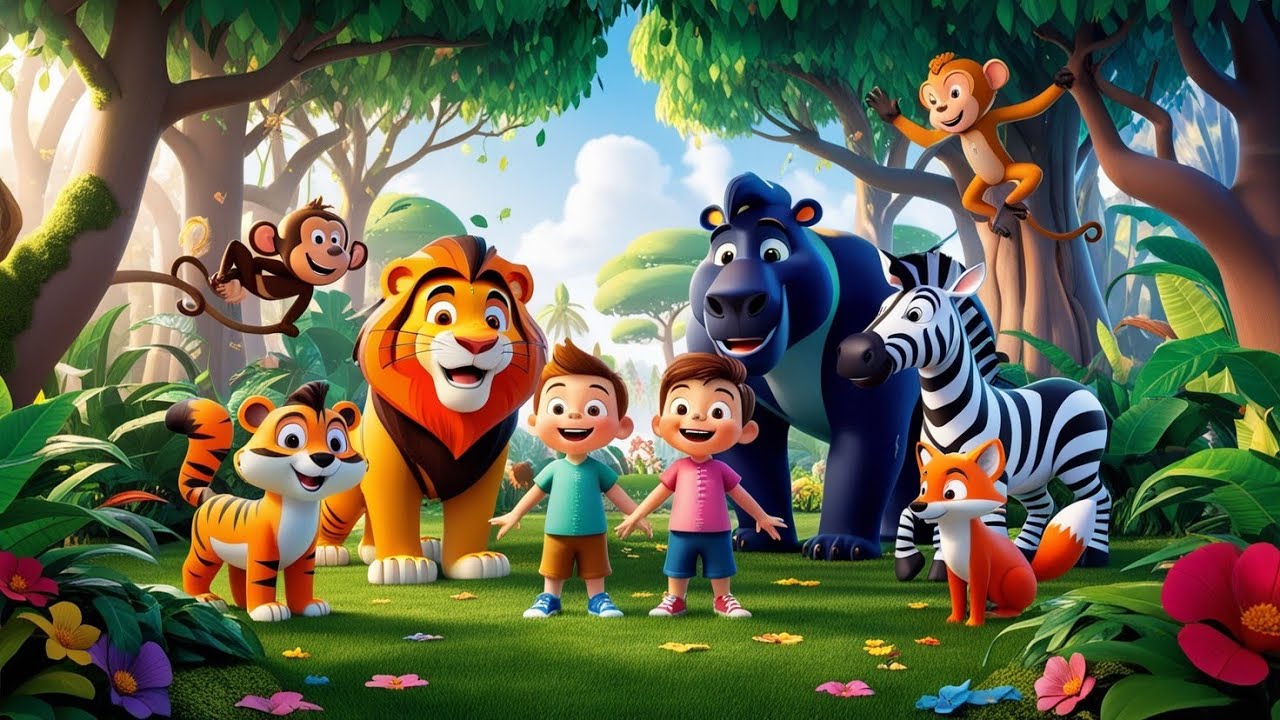 "🌲🎶 Join the Forest Adventure! Fun Nursery Rhymes for Kids | Sing Along ...