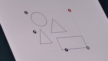 How to select multiple shapes in Grafio 4