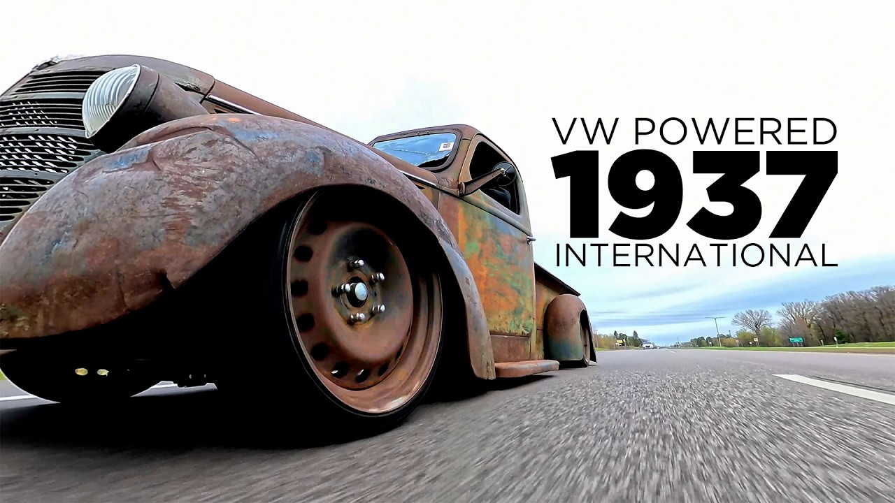 This Midwest Diesel Rat Rod Turned Heads in Las Vegas | VW Swapped International Pickup