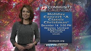 Community Calendar: Week of 12/1/14