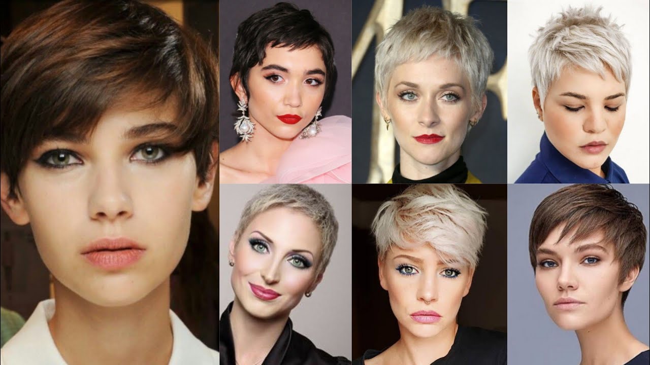 Best Trendy Short PIXIE Hair HairStyles For Round Face To Ovel Face ...
