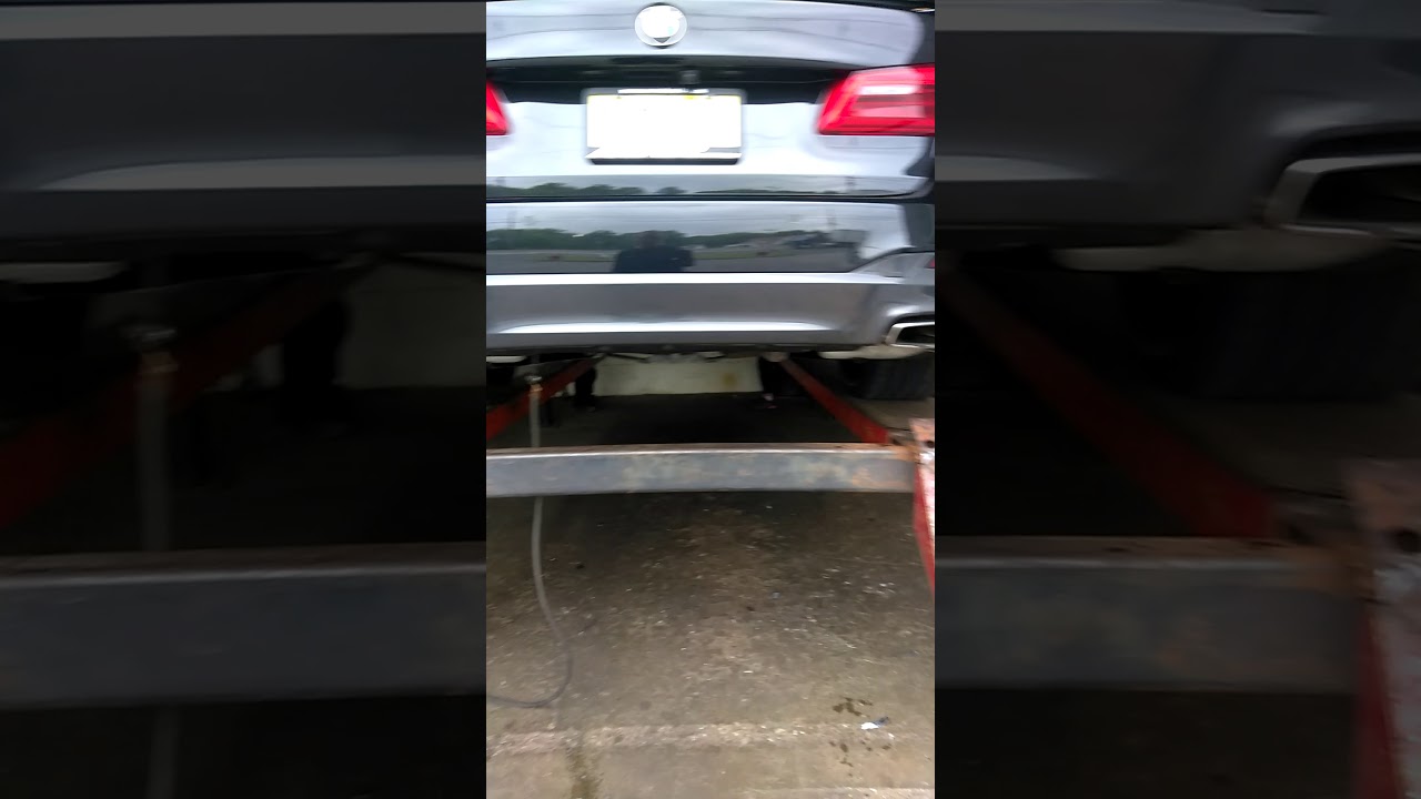 2018 bmw 530e hybrid muffler delete.. Meineke cinnaminson - YouTube