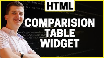 How To Add Comparison Table To HTML Website