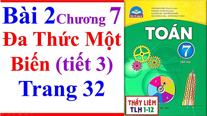 Bài tập toán lớp 7 tập 2 trang 32 năm 2024