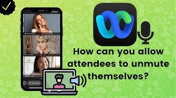 How can you allow attendees to unmute themselves on Webex Meet?