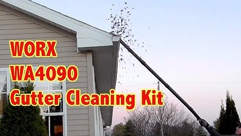 Gutter Cleaning Kit Review- Worx 11