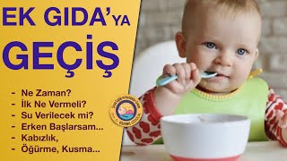 Ek Gıdaya Geçiş Ne Zaman İlk Ne Ile? Su? Sorunlar Çözümler 